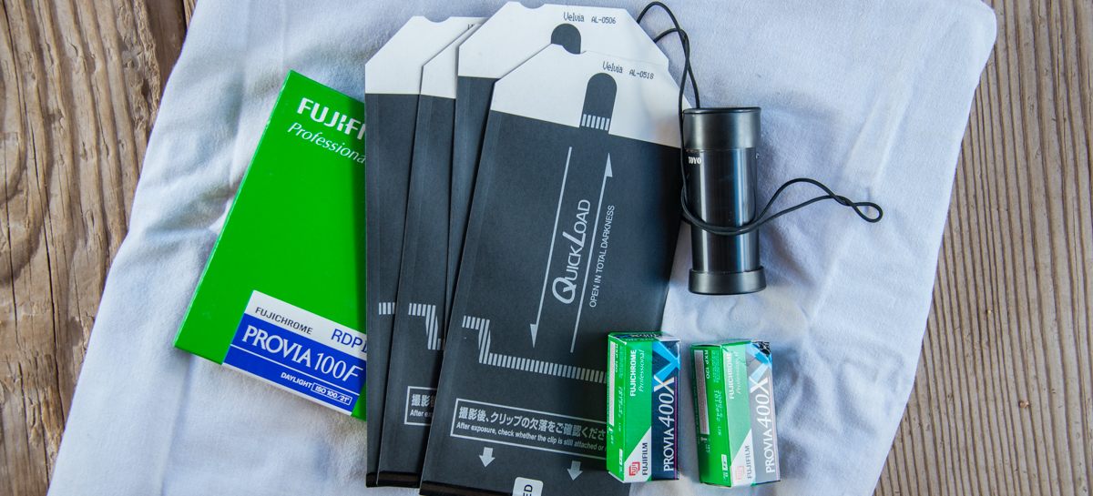 Film stock for a recent photo shoot