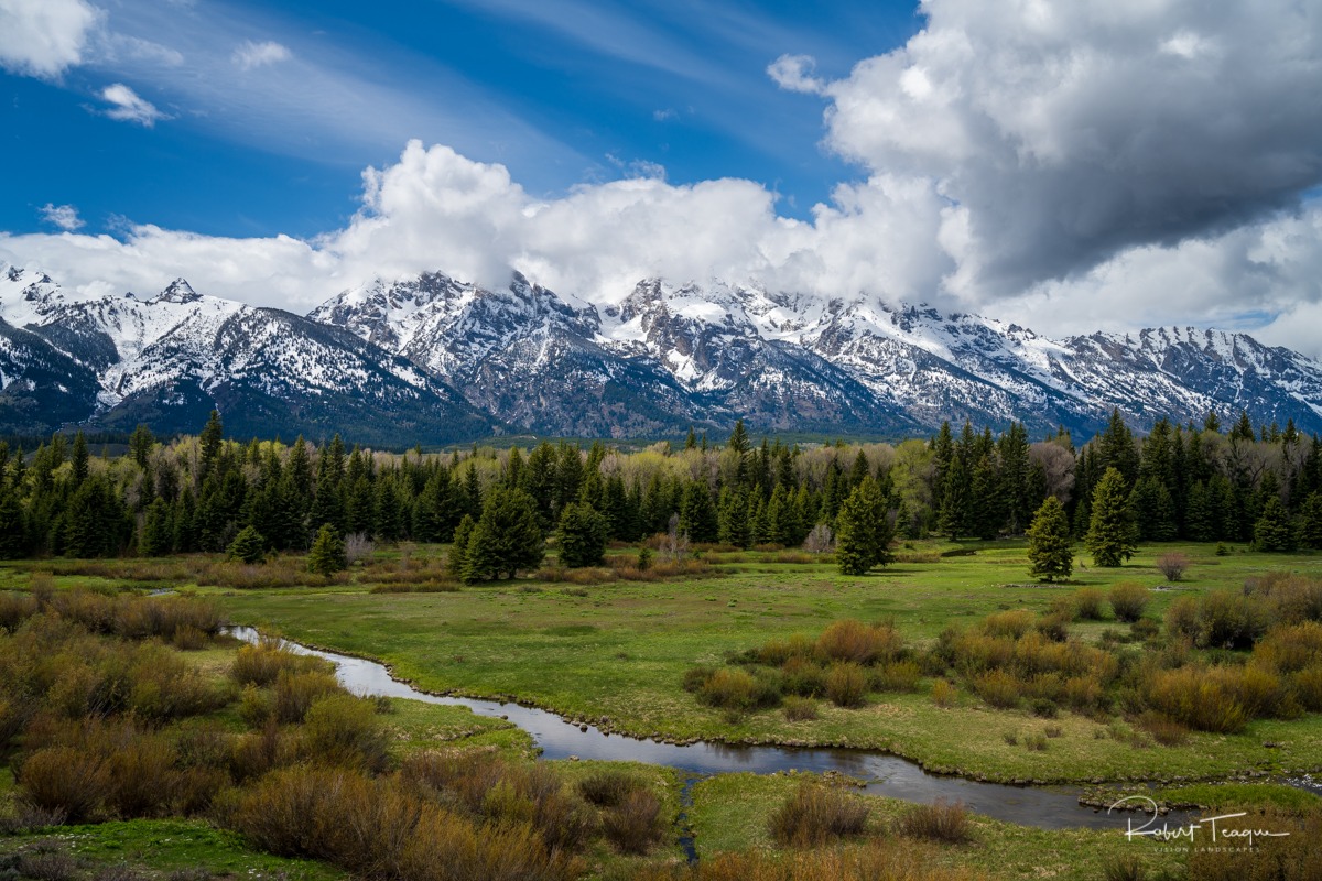 Mountains and River - Grand Teton National Park, Wyoming